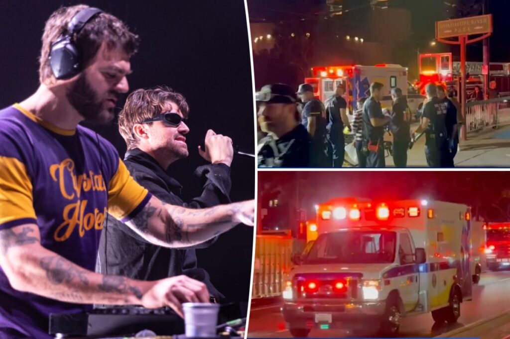 14 fans rushed to the hospital at Chainsmokers’ California concert, second incident in weeks