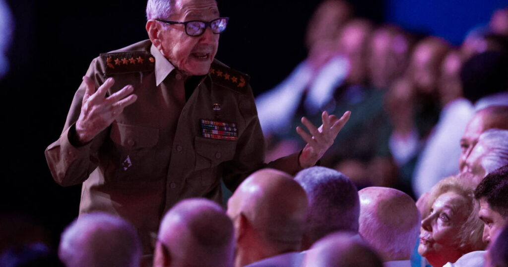 Former Cuban President Raúl Castro reappears after public absence, attending a military event