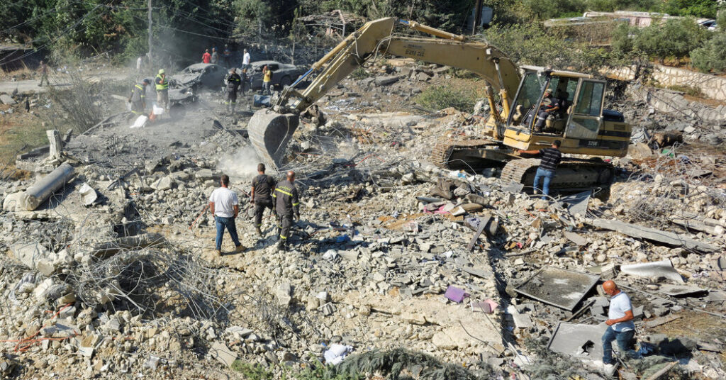 Israeli Strikes in Lebanon Kill 9 as Bombardment Intensifies