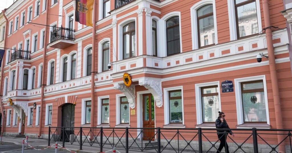 Russia shuts German consulate in St. Petersburg after drone incident