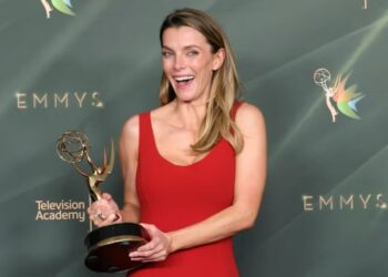 Betty Gilpin Confesses She’s ‘Forever Pitching’ a ‘Widow’s Bay’ Season 2 Return After Emmy Win