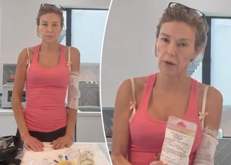 Brandi Glanville details daily 18-hour IV trips for ongoing health struggles: ‘I feel like death’