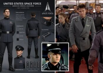 Trump reveals new Space Force uniforms inspired by ‘Starship Troopers’