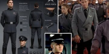 Trump reveals new Space Force uniforms inspired by ‘Starship Troopers’