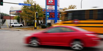 Fuel prices at record Labor Day high amid Iran war
