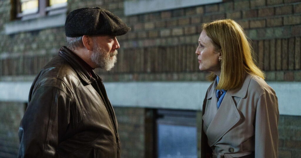 Julianne Moore and Paul Giamatti talk about the funniest scene you’ll see in a movie this year