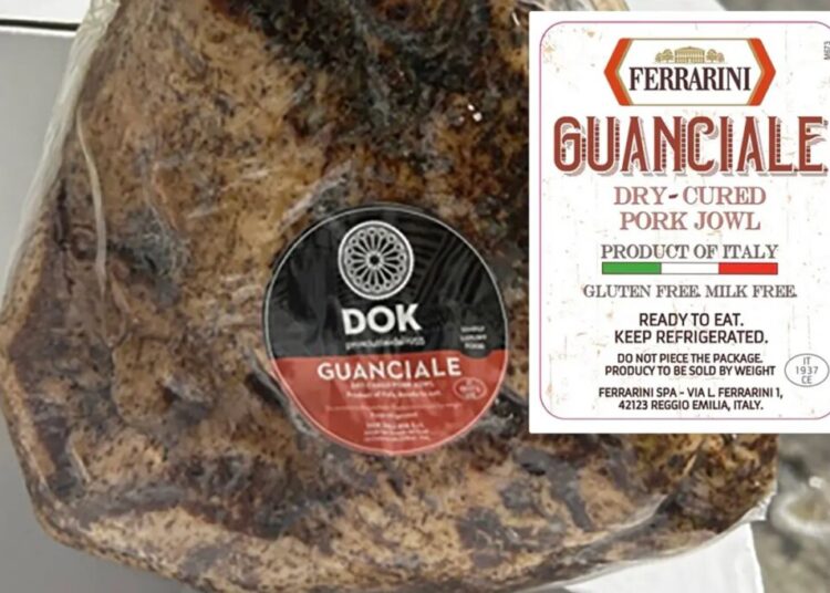 More than 1,500 pounds of imported meat shipped to NY, NJ and six other states recalled over Listeria concerns