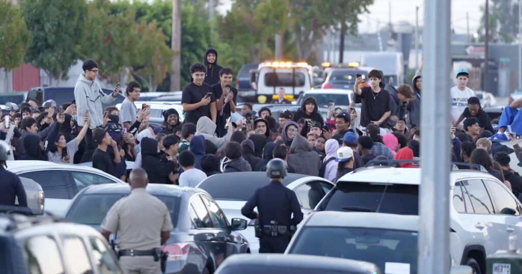 LAPD arrest 69 people, impound 200 cars at illegal street gathering in Harbor Gateway