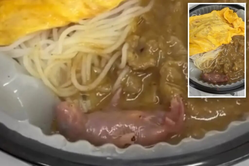 Horrified diner discovers hairless, newborn rat squirming in takeout meal