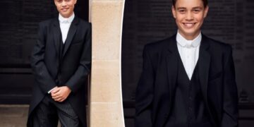 Prince George, 13, looks all grown up in school uniform in official Eton College portraits