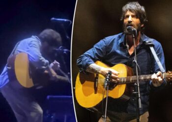 Grammy-winning singer collapses on stage during Nashville performance