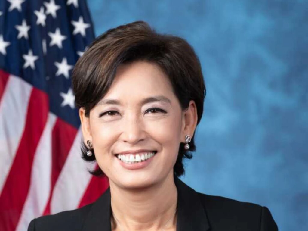 Republican’s staff snaps at ‘absurd’ report she scrubbed Trump off campaign site