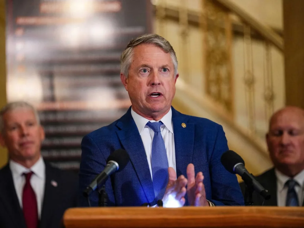 Scrambling MAGA senator’s bad week gets worse as Trump threatens 1,200 jobs in his state