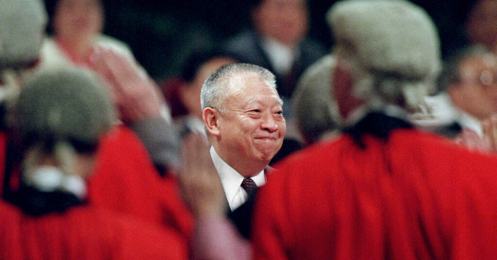 Tung Chee-hwa, Who Led Hong Kong After Its Return to China, Dies at 89