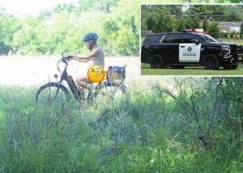 Naked ‘free-spirited’ e-bike rider sought by NJ cops after riding trails in the buff for years