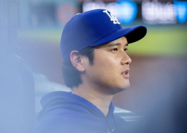 Shohei Ohtani out of the Dodgers lineup, available to pinch-hit