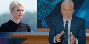 Jon Stewart Blames Natalie Harp for Trump’s ‘Warped Reality’: ‘This Is Unbelievable’