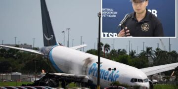 Data shows Amazon jet’s key braking systems did not deploy during deadly Miami crash: NTSB