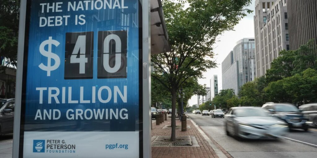 U.S. national debt increased by $5.1 million a minute over the past year—that’s $117,279 for every American
