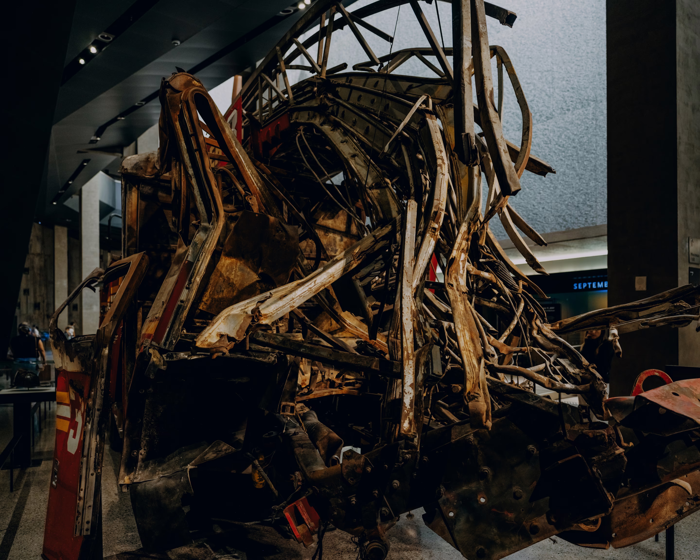 a museum exhibit of 9/11