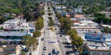A bus lane through Eagle Rock is slated to open before the Olympics. Will it hurt businesses?