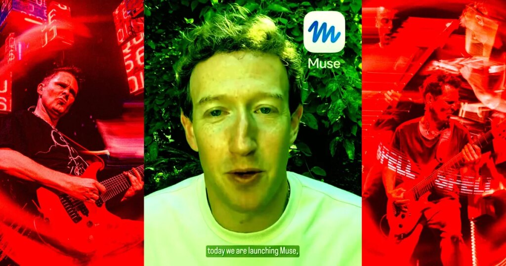 Wait, Did Zuckerberg Just Jack Muse the Band’s Instagram Handle For His New AI?