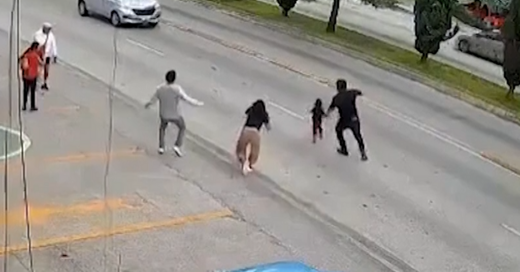 Video Shows Grocery Store Manager Saving Toddler From Oncoming Traffic