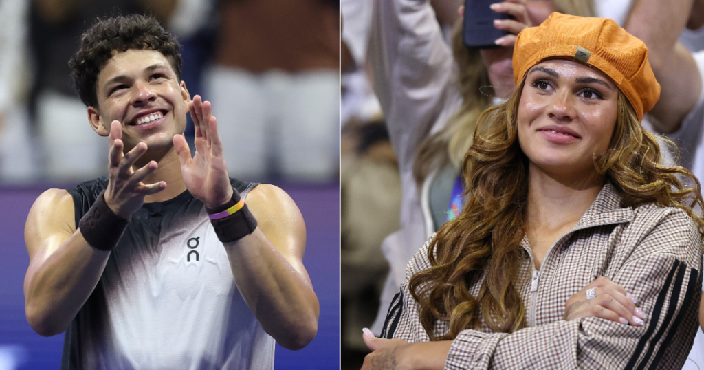 Ben Shelton wins record-setting U.S. Open match but forgets key shoutout: soccer star girlfriend Trinity Rodman