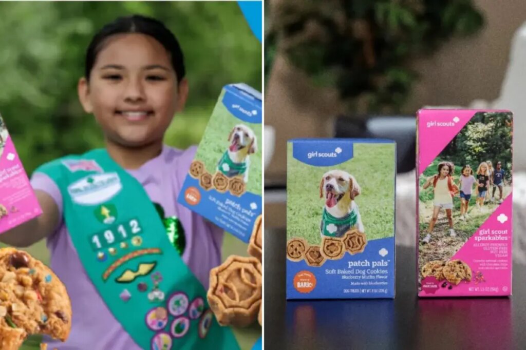 Girl Scouts USA debuts first dog cookies that taste just like breakfast with their humans