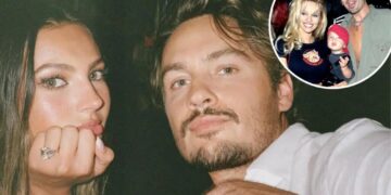 Pamela Anderson and Tommy Lee’s eldest son, Brandon, engaged to girlfriend Katarina Demetriades