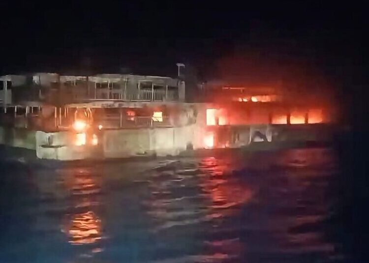 At Least 5 Dead and Dozens Missing After Ferry Fire in the Philippines