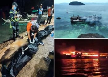 Fire on passenger ferry in Philippines leaves dozens missing and at least 5 dead