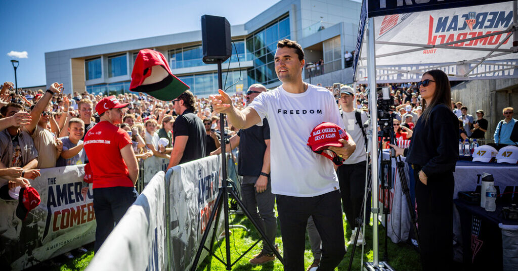 Memorial on Anniversary of Charlie Kirk’s Killing Splits a Utah Campus