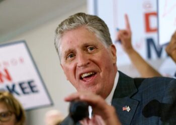 Broken bridge and commuter fury combine to defeat Rhode Island’s governor — at the hands of the CVS exec he vanquished 4 years ago