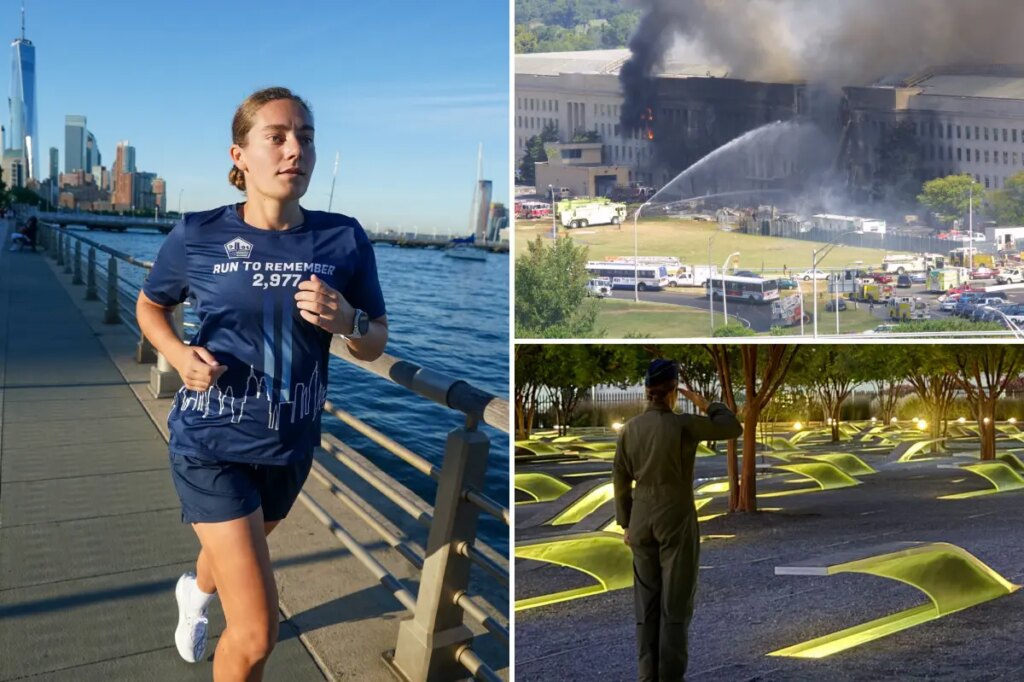 One of 9/11’s youngest survivors recalls Pentagon attack — and how she’s now running 2,977 miles to remember those killed