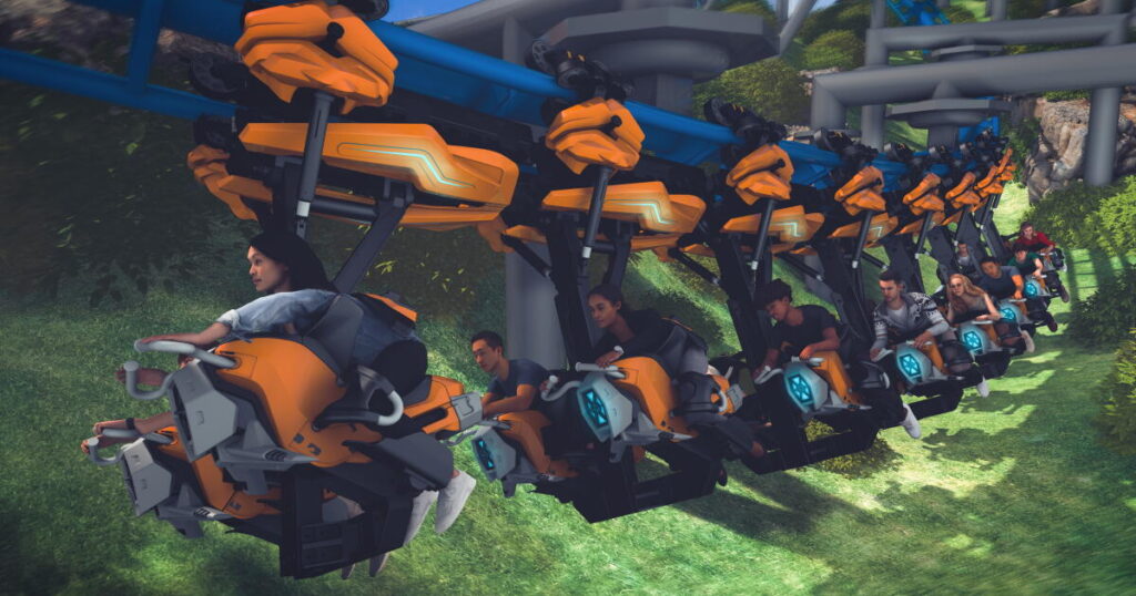 Magic Mountain announces new roller coaster with ‘hoverbikes’ that feel like they’re flying