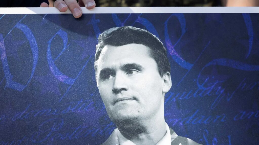 Chaos as Charlie Kirk’s high school becomes death anniversary battleground