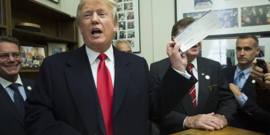 Trump’s first term had real stimulus checks. His second has promised ones tied to problems he started