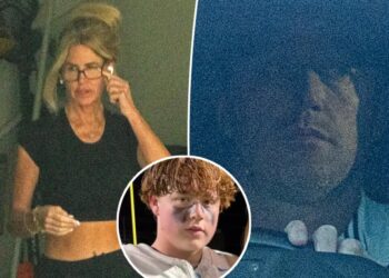 ‘Stressed’ Kim Zolciak and ‘somber’ Kroy Biermann spotted ahead of son KJ’s bond hearing in sexual battery case