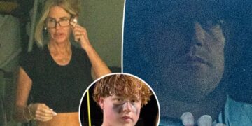 ‘Stressed’ Kim Zolciak and ‘somber’ Kroy Biermann spotted ahead of son KJ’s bond hearing in sexual battery case