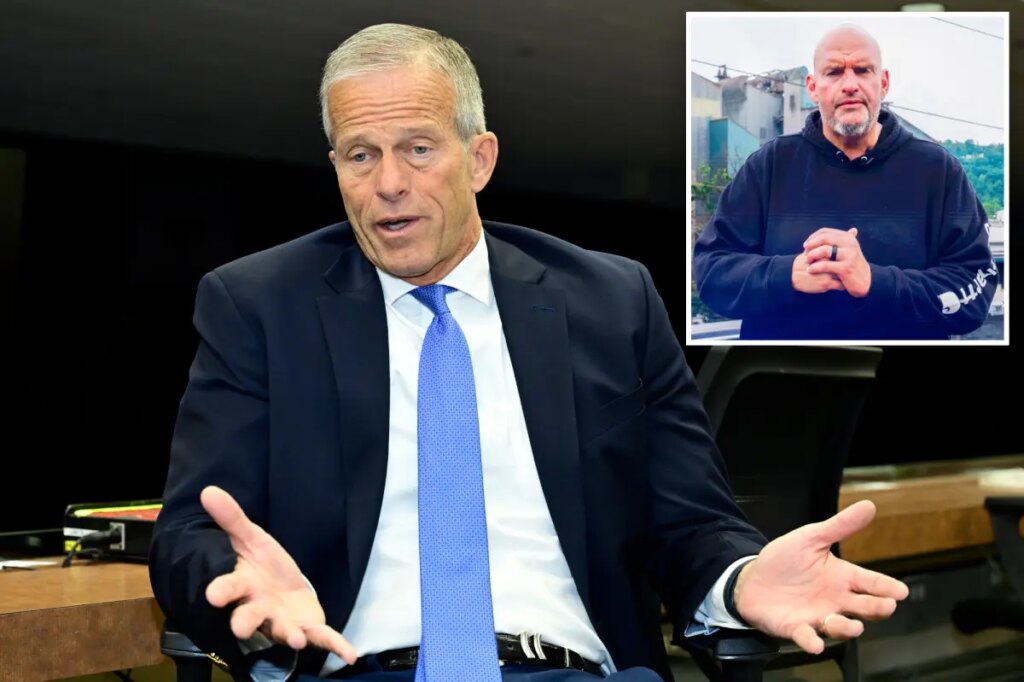 Thune ready to have ‘conversation’ with Fetterman about joining GOP — as Dems rage against RNC ‘stunt’