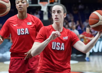 What beef? Angel Reese and Caitlin Clark are having fun building chemistry as USA teammates