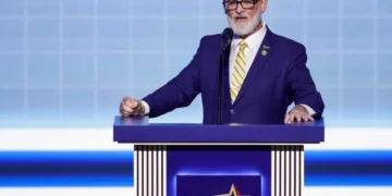 Republican flies 900 miles to brag about healthcare law that’s bleeding his own district