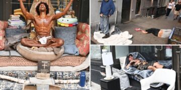 Anna Wintour’s Greenwich Village block overrun by homeless encampments, notorious vagrant named Tiger