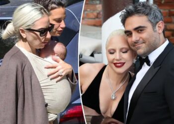 Lady Gaga and fiancé Michael Polansky ‘both took time off of work’ to enjoy parenting new baby