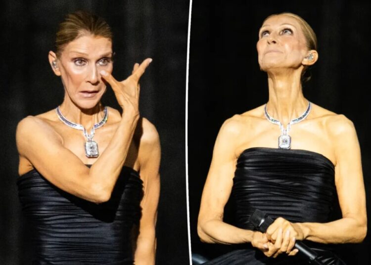 Céline Dion breaks down in tears as she makes her emotional return to the stage after yearslong health battle