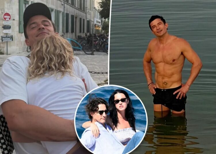 Orlando Bloom shows off washboard abs while vacationing with daughter Daisy Dove as ex Katy Perry moves on