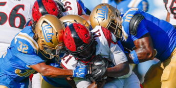UCLA shakes off ugly first half, surges late to beat San Diego State in home opener