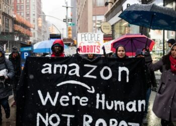 Amazon workers on food stamps have tripled despite its record revenue—and it’s just the latest evidence of the new economy of shrinking labor shares