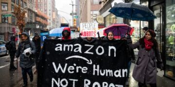 Amazon workers on food stamps have tripled despite its record revenue—and it’s just the latest evidence of the new economy of shrinking labor shares